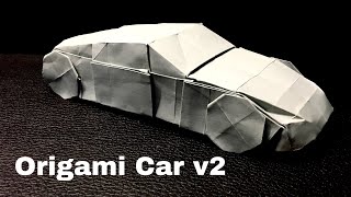 Origami Car v2 Devansh Shah tutorial [upl. by Anirret]