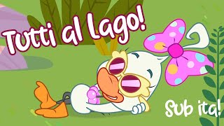 Andiamo al Lago con i Mini Cuccioli English with Mini Pet Pals Cartoni animati Sub Ita [upl. by Llertnauq146]