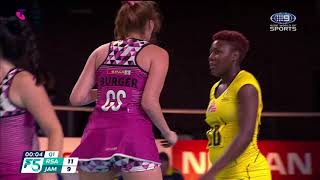 South Africa v Jamaica  Fast5 Netball World Series 2018 [upl. by Lokcin27]