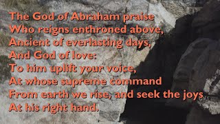 The God of Abraham Praise Tune Leoni  4vv with lyrics for congregations [upl. by Madalyn]