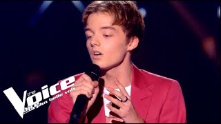 Charles Aznavour – Une vie damour  Lucas  The Voice France 2020  Blind Audition [upl. by Billen808]