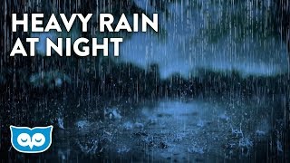 Heavy Rain Sounds At Night With No Thunder  2 Hours Rainstorm  Heavy Rain Sounds for Sleeping [upl. by Aidin]