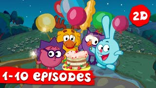 KikoRiki 2D  Full Episodes collection Episodes 110  Cartoons for Kids [upl. by Acnairb]