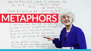 Using metaphors to speak English more fluently [upl. by Refinej]