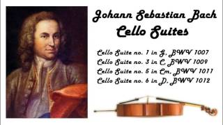 Johann Sebastian Bach  Cello suites in 432 Hz great for reading or studying [upl. by Adalbert]