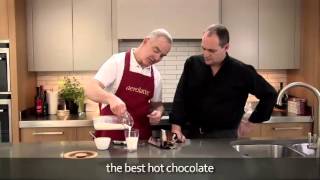 How to make a hot chocolate using an aerolatte milk frother [upl. by Nylaret974]