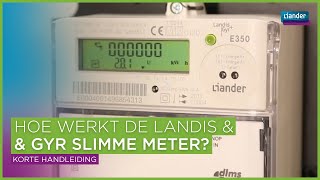 Slimme meter werking Landis amp Gyr korte uitleg [upl. by Nasya]