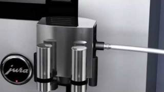 JURA  GIGA Automatic Milk Frother Maintenance [upl. by Naerda]