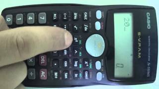 Potencias ¿Cómo utilizar una calculadora científica Casio fx570MS [upl. by Hsreh]