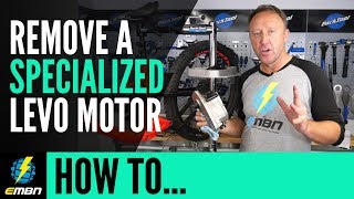 How To Remove A Specialized Levo E MTB Motor  E Bike Maintenance [upl. by Wulf]