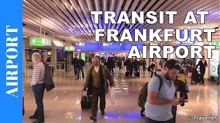 TRANSIT WALK AT FRANKFURT Airport FRA Terminal 1  Connection Flight Transfer Arriving amp Departing [upl. by Konyn]