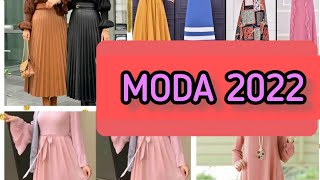 AYOLLAR UCHUN KO‘YLAK FASONLARI MODA 2022Yopiq liboslarTESETTÜR ELBISE MODELLERİ HIJAB STYLE [upl. by Evreh]