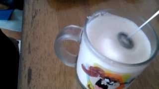 Aerolatte Review Frothing Cold Milk In Under 1 Minute [upl. by Aratal]