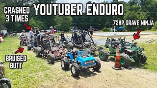 2021 BACKYARD 500 10Way YouTuber Enduro Race [upl. by Chelsey]